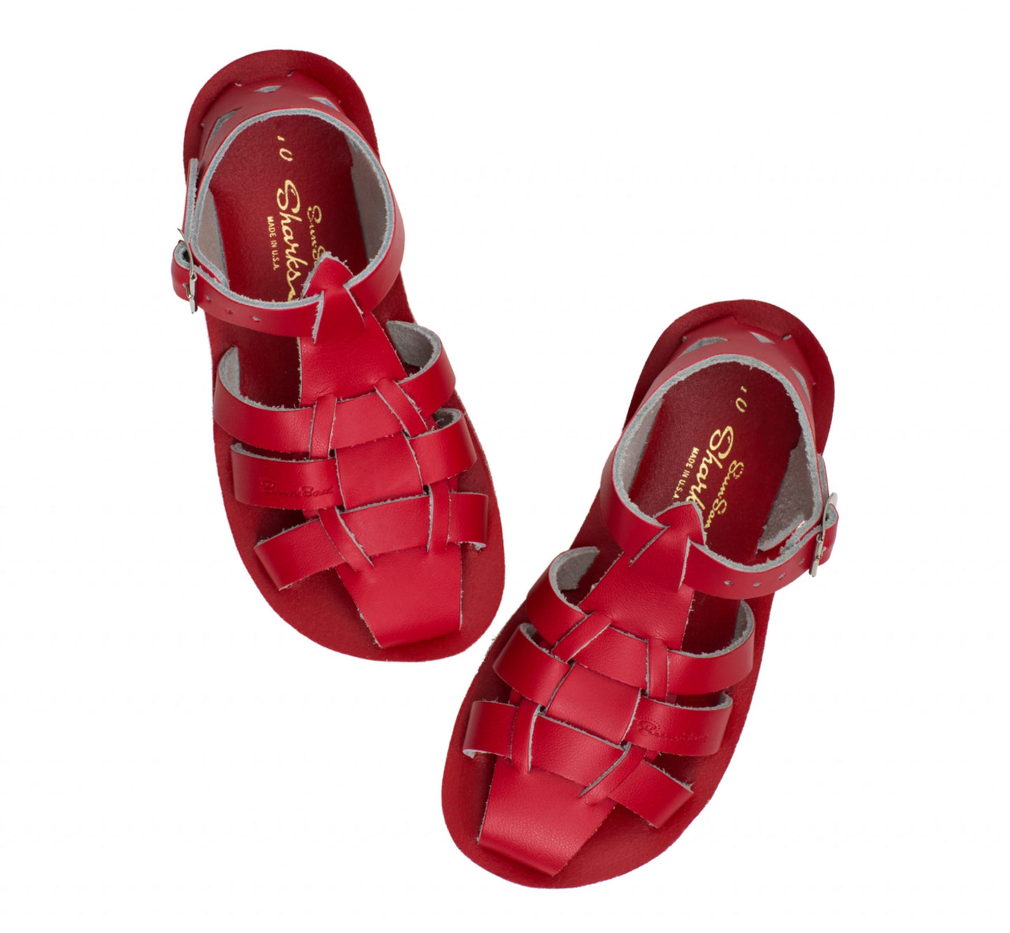 "Shark" Sandals - Red