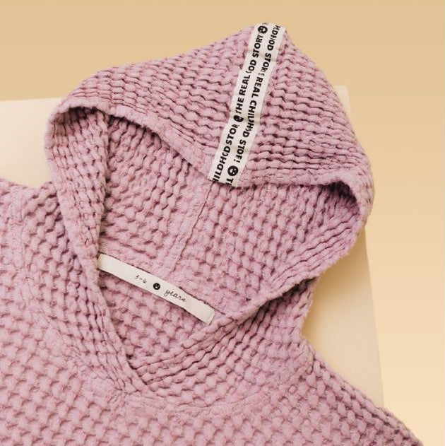 Waffle Badeponcho / Bath Towel | Lavender