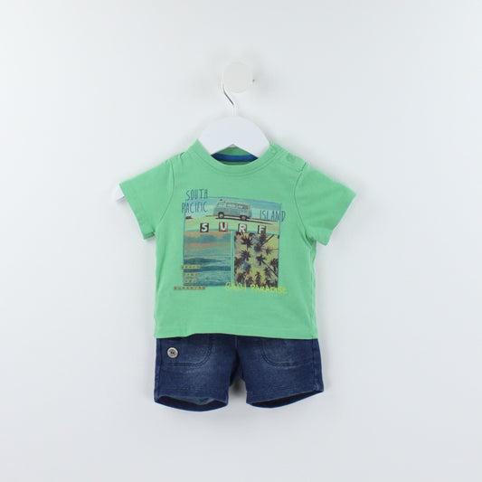 BOBOLI Pre-loved T-Shirt & Shorts Set (68cm)
