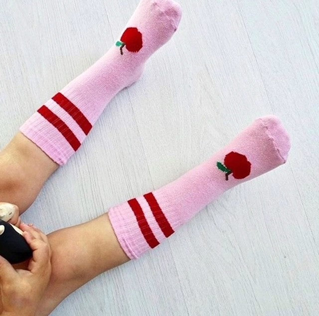 Retro Socks | "ISKIL THE APPLE"