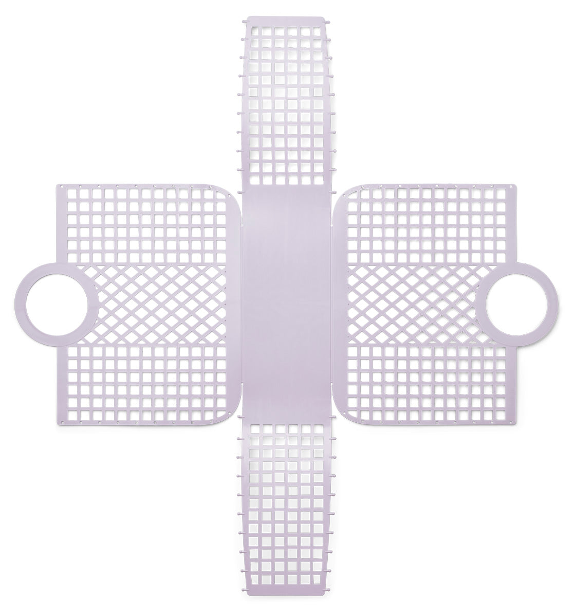 BLOOM BASKET Korbtasche | Misty Lilac