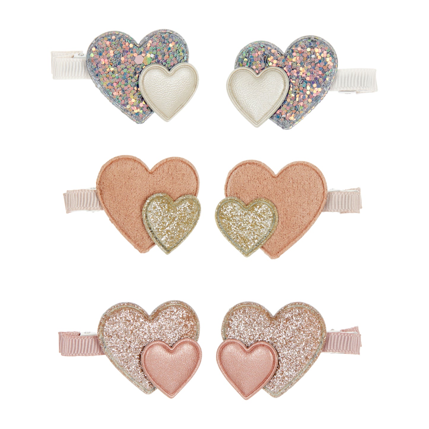 MINI Haarclips | "Layered Hearts"