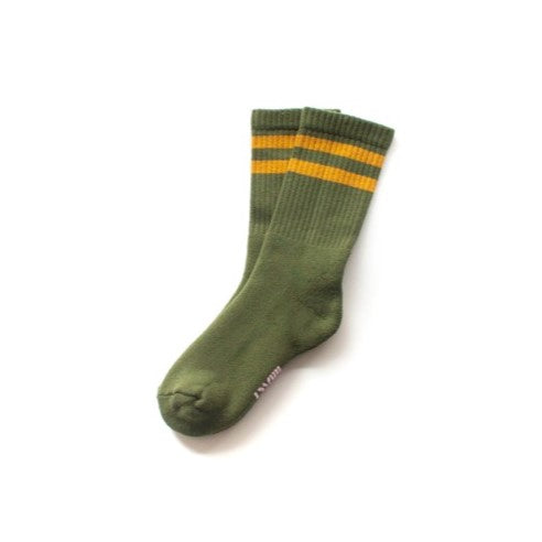 Retro Socks | "SALSA VERDE"