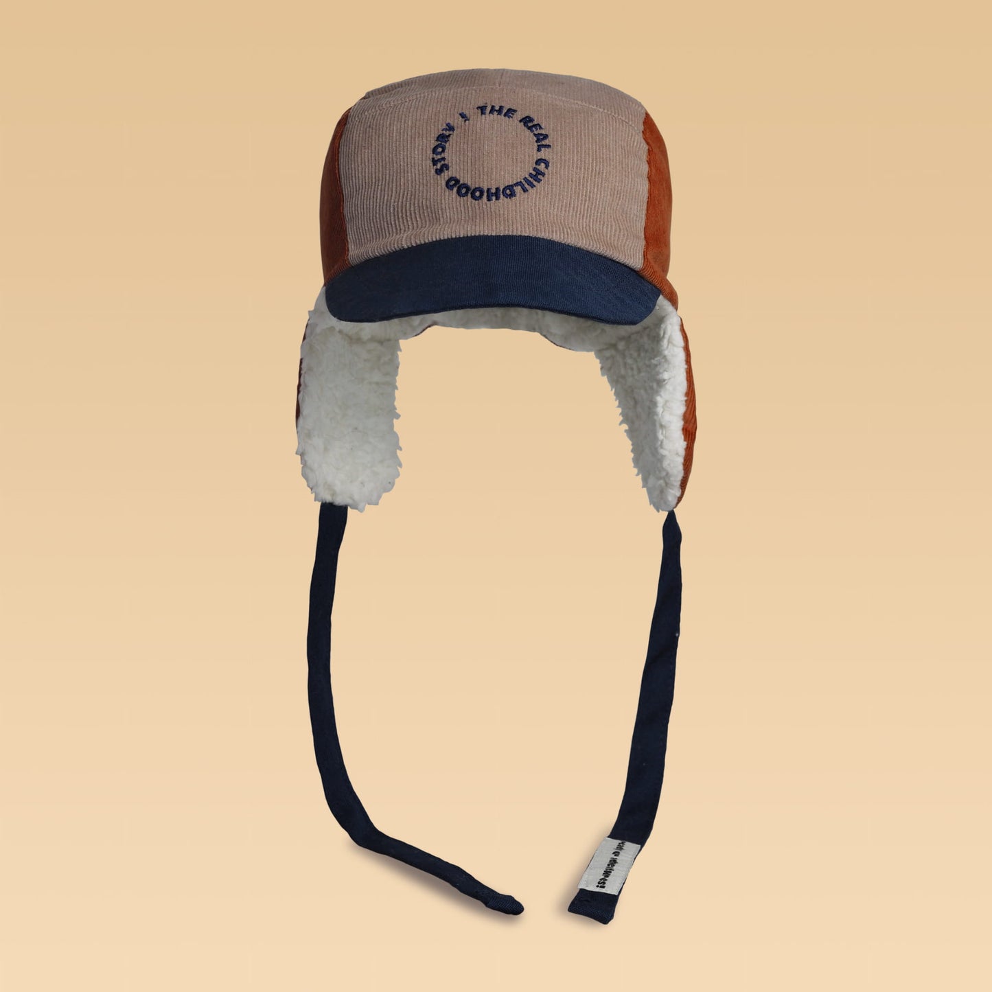 Organic Cotton Plush Cap | CHESTNUT