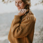 MOM Chunky Knitted Sweater | GOLD