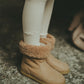 Pre-loved "NOLD" Beige Winter-Boots / Stiefel - Lammfell (EU33)