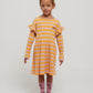 Ruffel Dress | HORIZONTAL STRIPES