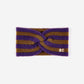 Striped Knitted Headband / Stirnband | KHAKI