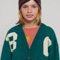 Striped Knitted Headband / Stirnband | KHAKI