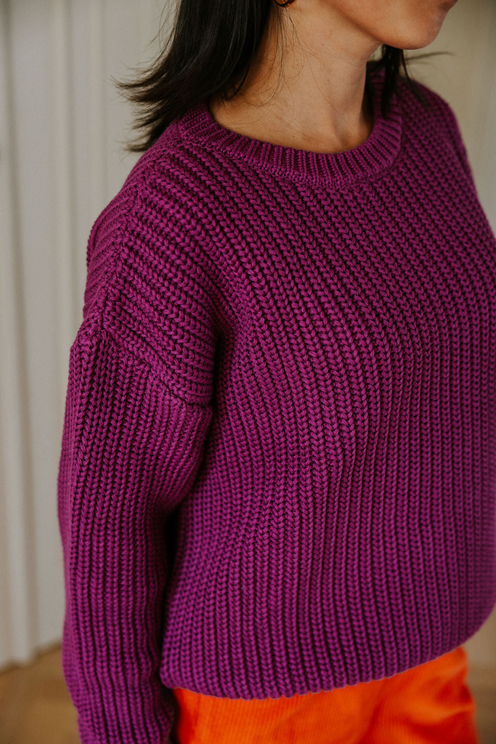 MOM Chunky Knitted Sweater | DAHLIA