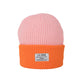 BLOCK HYGGE Beanie | Pink/Orange