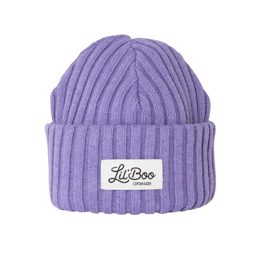 OUTDOORSY Wool Beanie | Purple