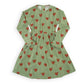 Velvet Skater Dress with Ruffles | HEARTS