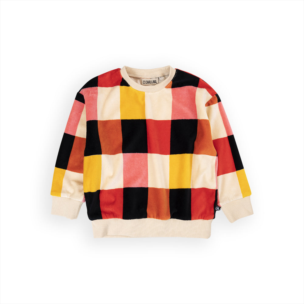 Sweatshirt Velours | CHECKERS