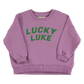 Sweatshirt | MAUVE LUCKY LUKE PRINT