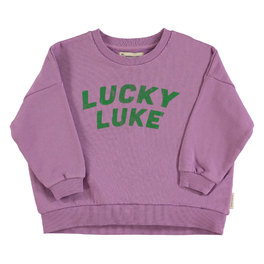 Sweatshirt | MAUVE LUCKY LUKE PRINT