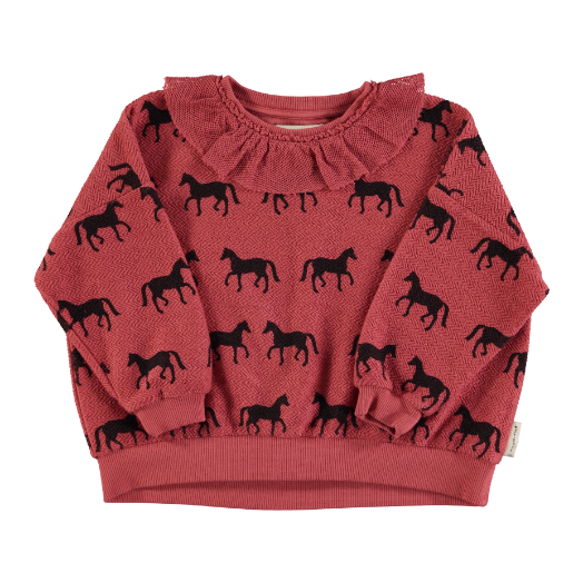 Sweatshirt | OLD PINK BLACK HORSES