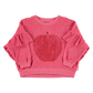 Terry Sweatshirt | STRAWBERRY PINK APPLE PRINT