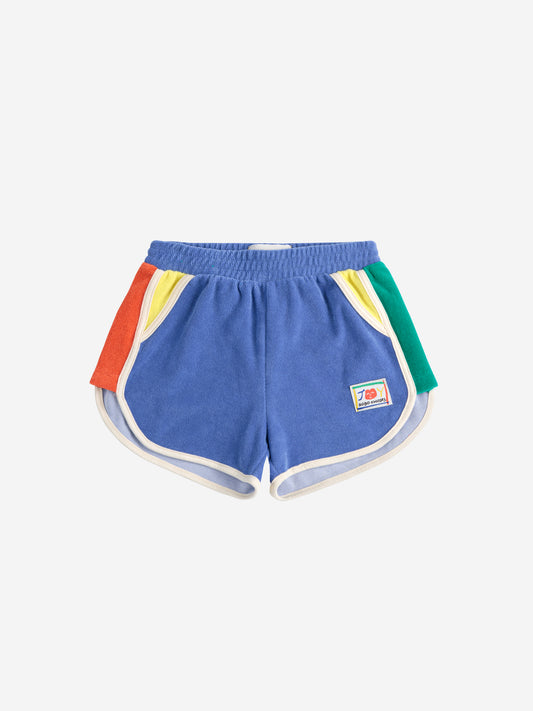 SMILING Terry Color Block Shorts