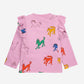 All Over Ruffle Sweatshirt | WONDER HORSE