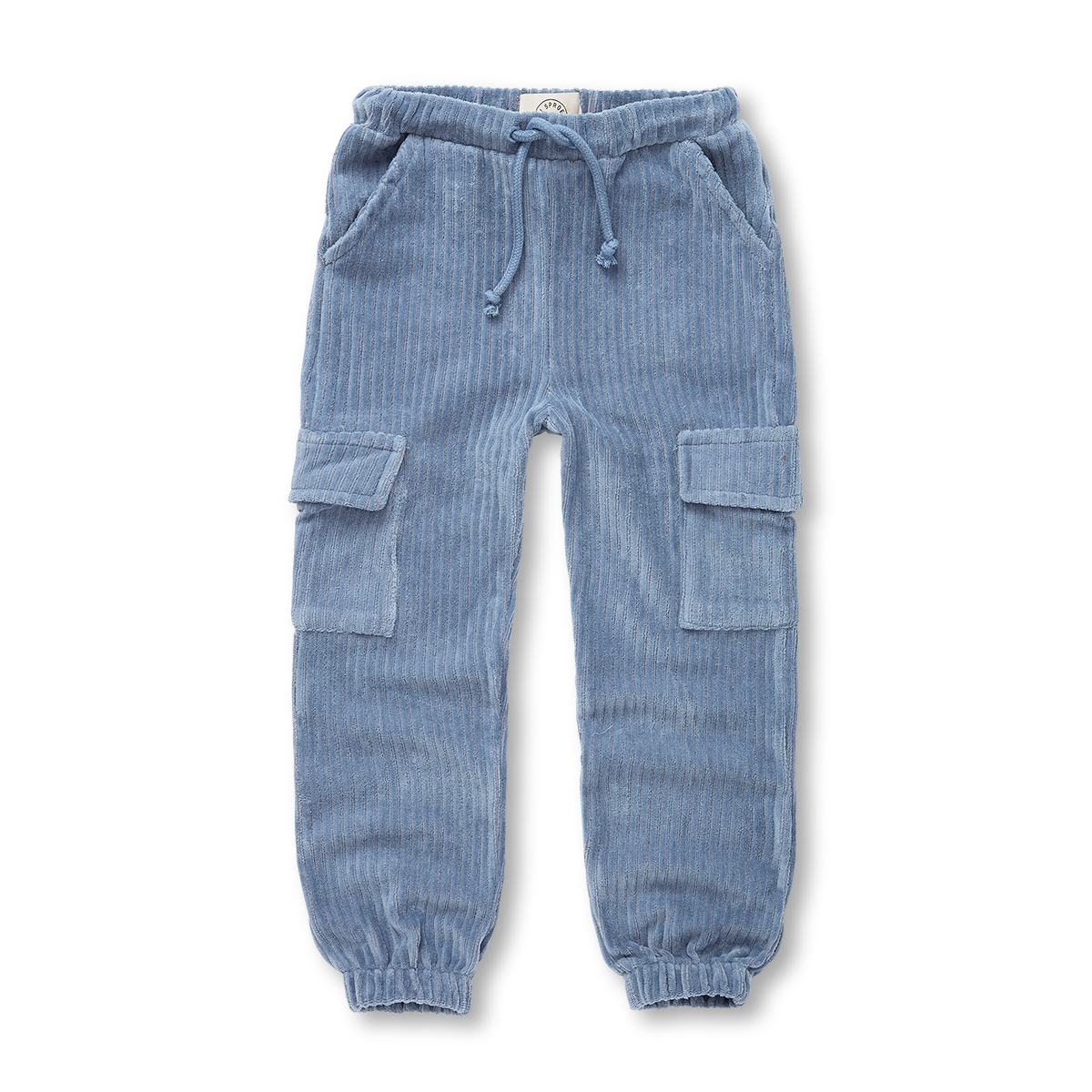 Cargo Sweatpants Velvet Rib | SHADOW BLUE