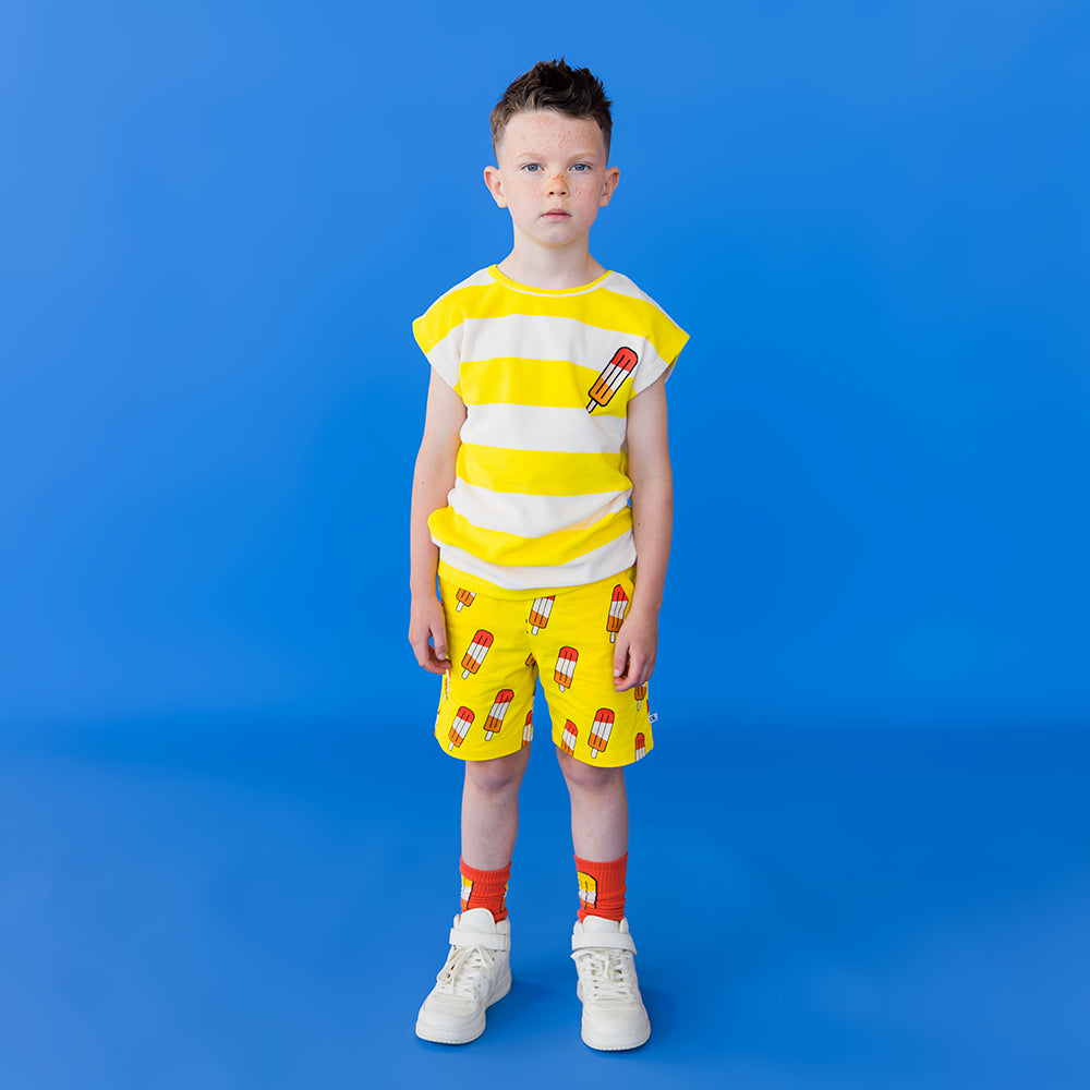 Frottee Tanktop | YELLOW STRIPES | POPSICLE