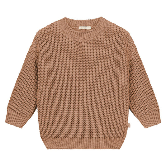 Chunky Knitted Sweater | CORAL
