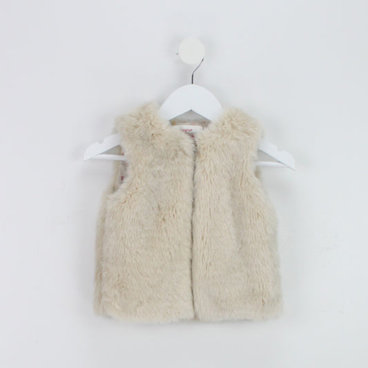 F&F Pre-loved Faux Fur Vest (86/92cm)