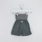 PETIT COCHON Pre-loved Velours Shorts (2/3Y)