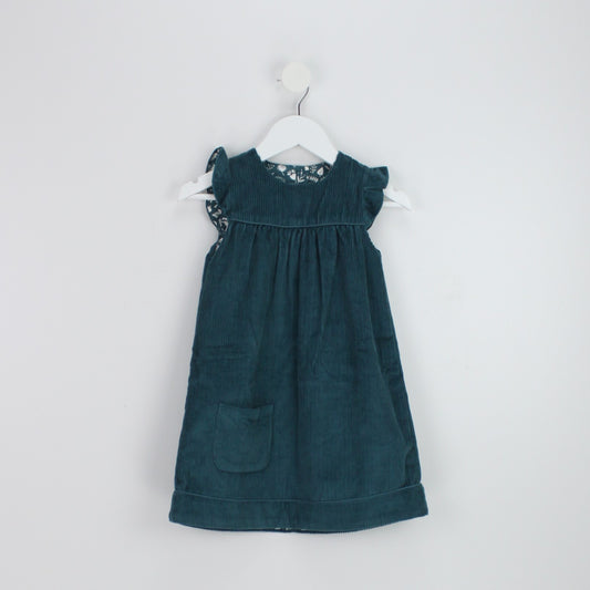 PIGEON ORGANICS Pre-loved Cord Kleid/Wendekleid (3/4Y)