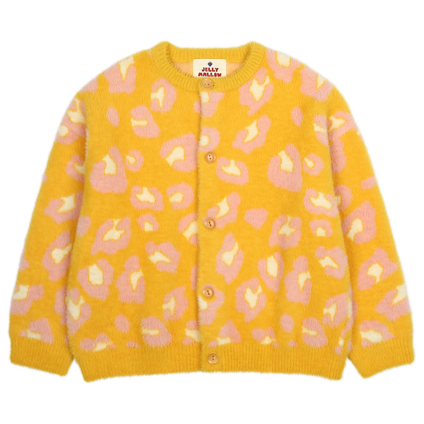 Cardigan | LEOPARD YELLOW