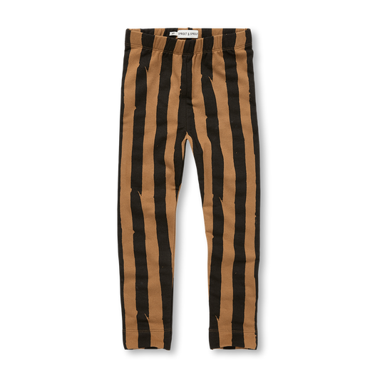 Leggings | PAINTING STRIPE MUSTARD