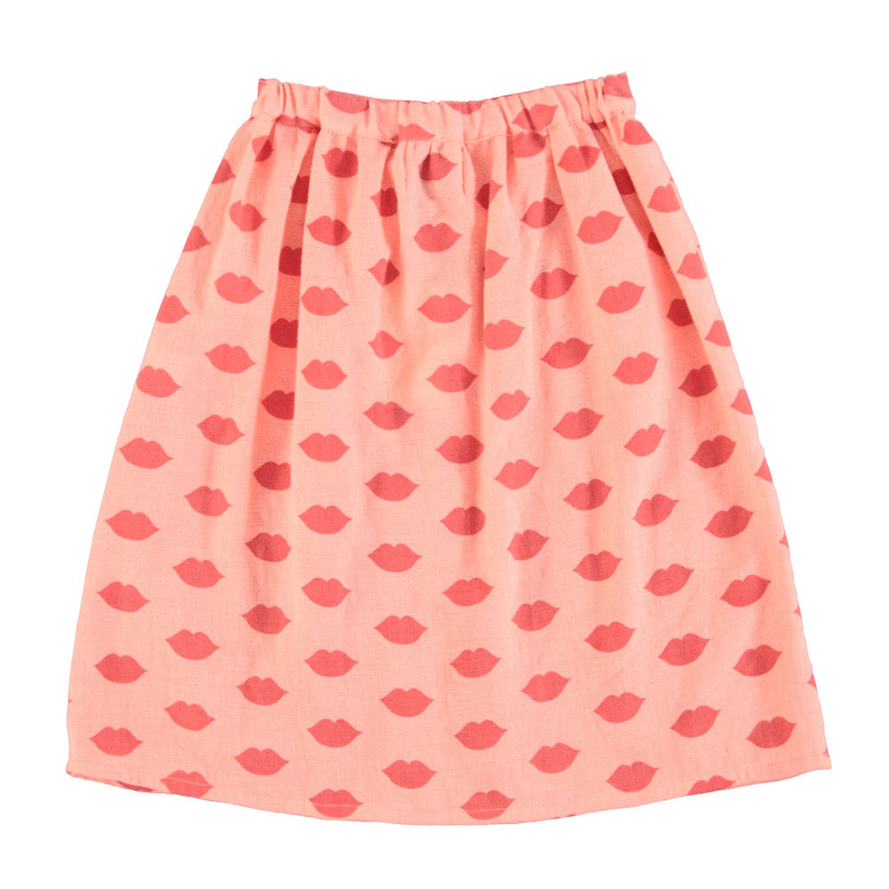 Long Skirt | PINK/RED LIPS