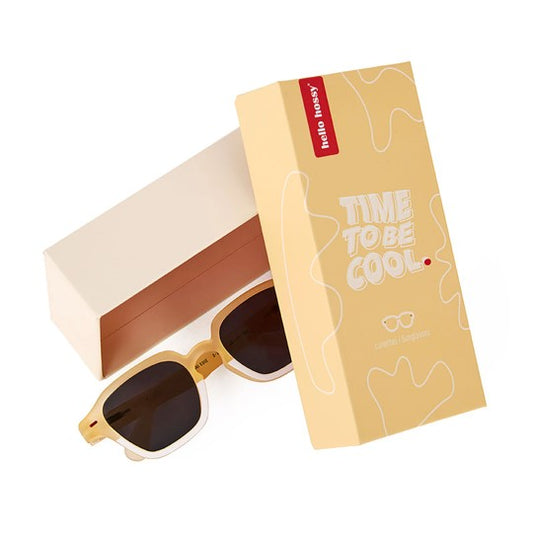 Sunglasses MINI EDIE | Pastel Yellow + White