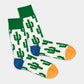ADULT Printed Socks | "DESERT PLANTS"