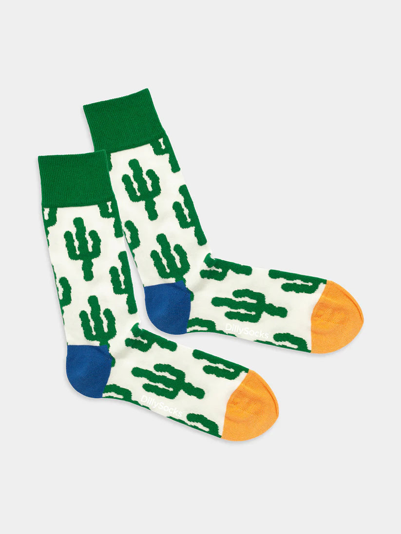 ADULT Printed Socks | "DESERT PLANTS"