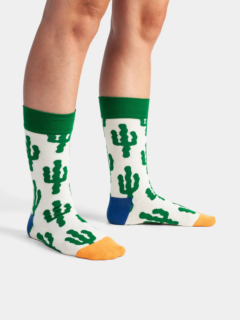 ADULT Printed Socks | "DESERT PLANTS"