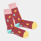 ADULT Printed Socks | "ICE CREAM"