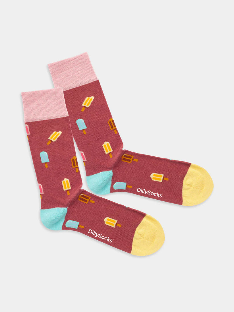 ADULT Printed Socks | "ICE CREAM"