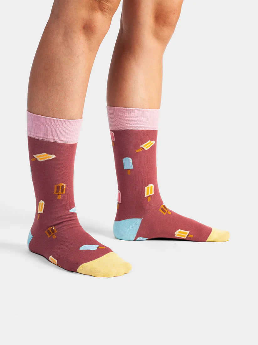 ADULT Printed Socks | "ICE CREAM"