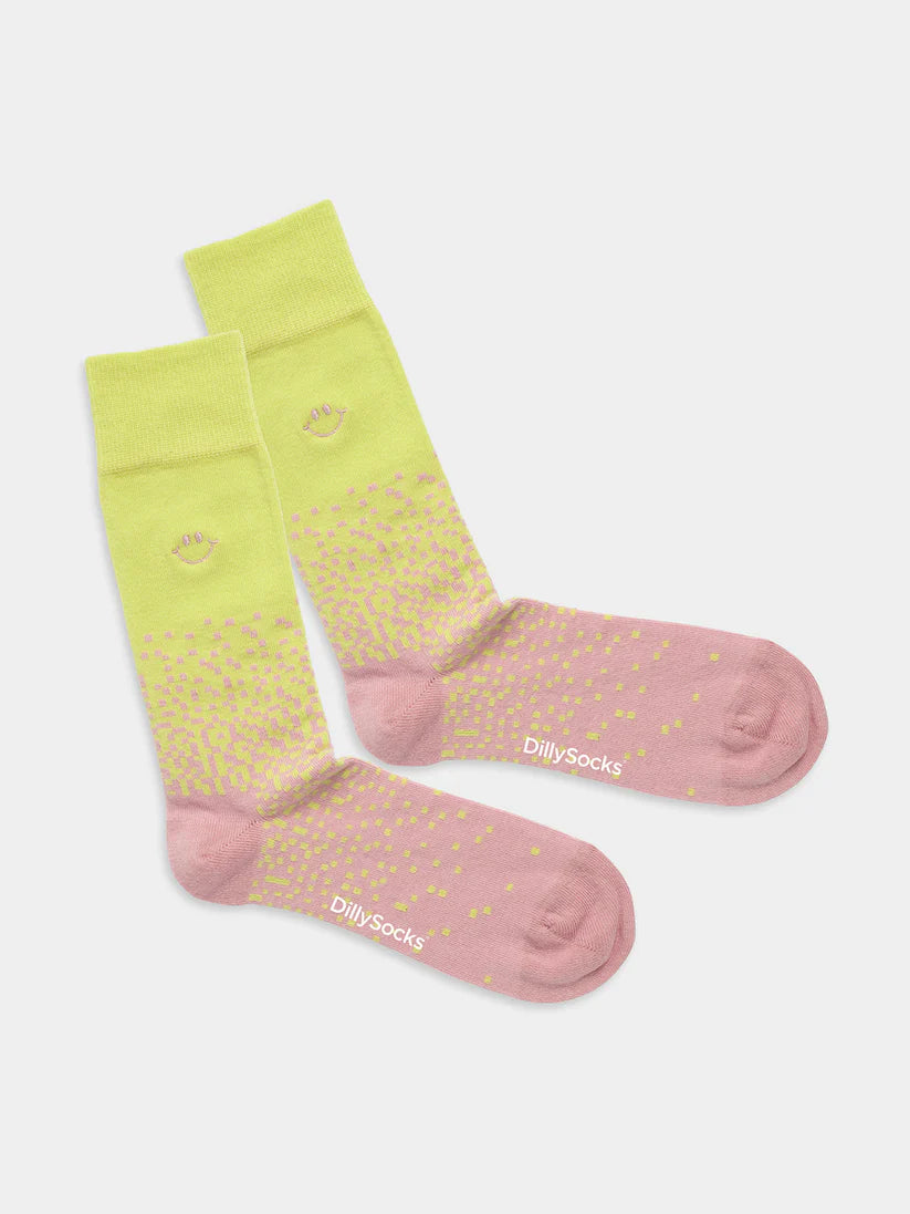 ADULT Printed Socks | "GRANULAR SMILES"