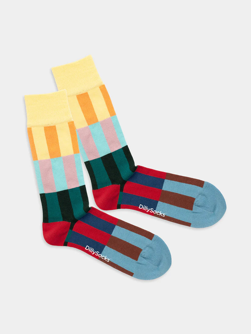 ADULT Printed Socks | "BEACH CHAIRS"