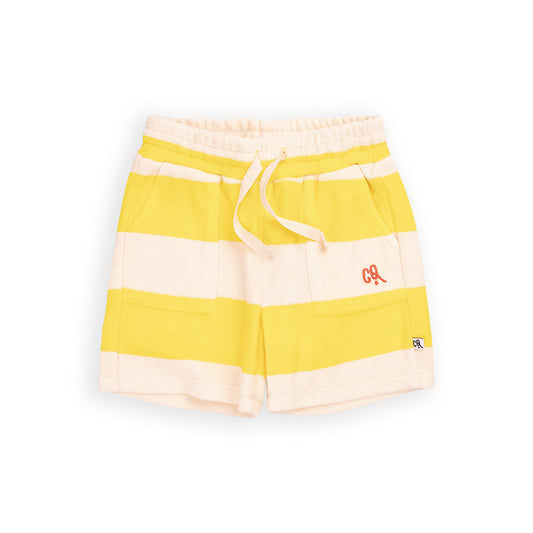 Frottee Shorts - YELLOW STRIPES