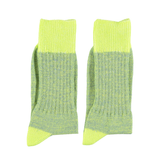 Melange Socks | GREEN & LIME