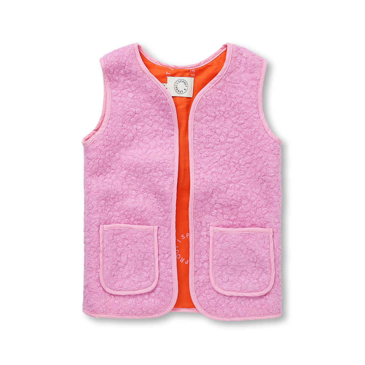 Teddy Gilet / Vest | PURPLE PINK