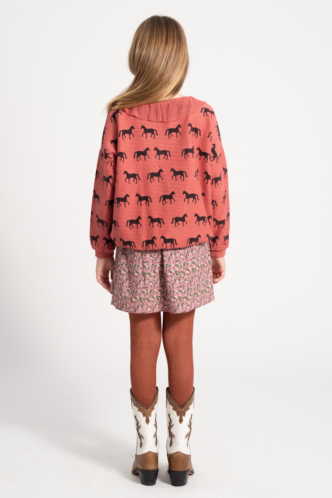 Sweatshirt | OLD PINK BLACK HORSES