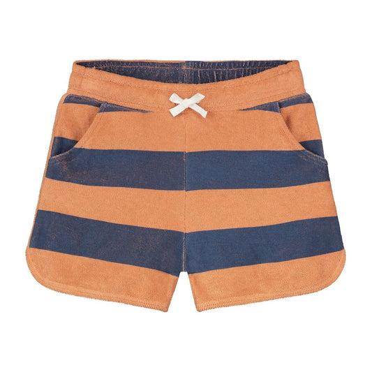 Frottee Shorts "Stripes" | BLUE STONE