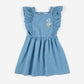 Denim Ruffle Dress | PELICAN