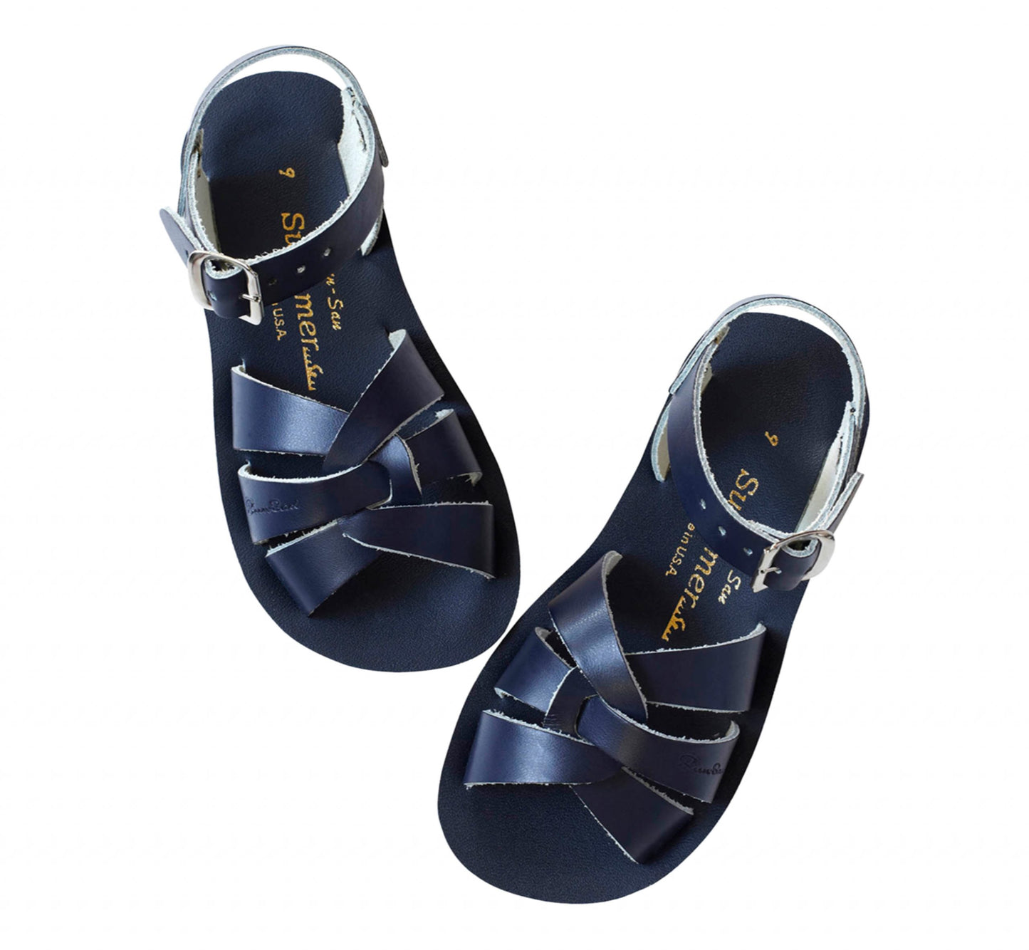 "Swimmer" Sandals - Navy