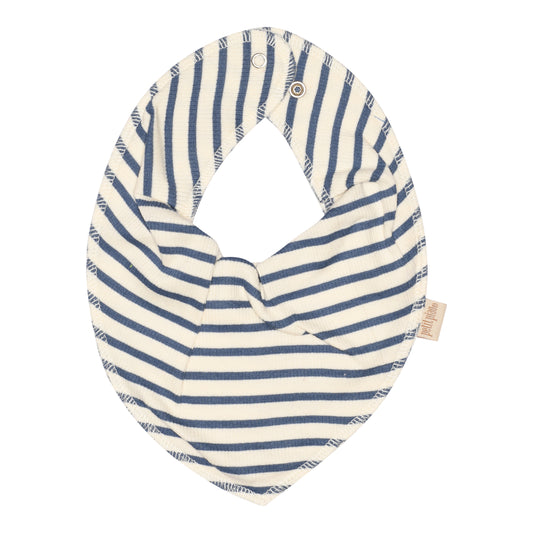 Rib Lätzchen | MOONLIGHT BLUE STRIPES